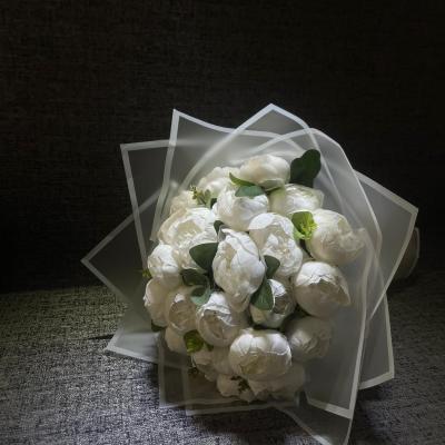 Beyaz Yapay Şakayık Buketi